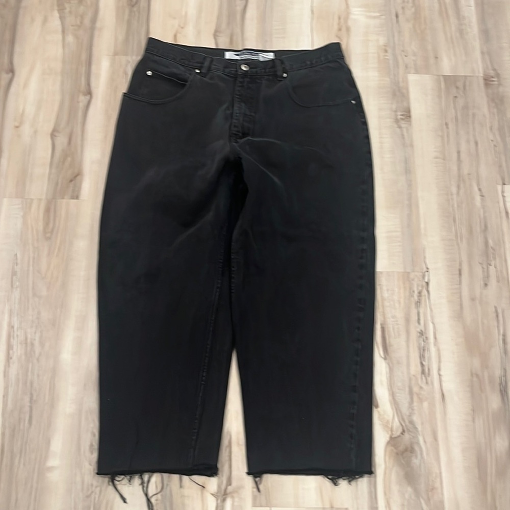 Black Baggy Anchor Blue 38x30 cut